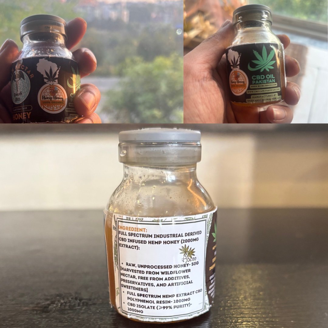 CBD Infused Full Spectrum Hemp Honey - Image 5